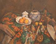 Paul Cezanne Still Life with Ginger Jar, Sugar Bowl, and Oranges USA oil painting artist